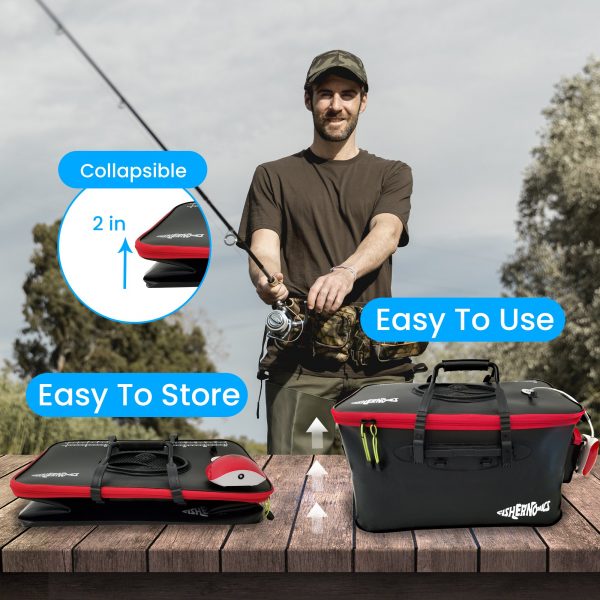 Foldable fishing bucket – Αναδιπλούμενος κάδος ψαρέματος slider