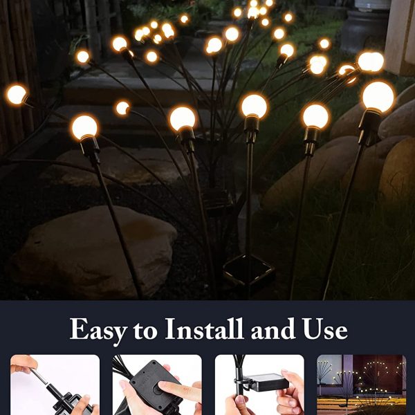 Fairy lights – Ηλιακά φώτα κήπου (4 τεμάχια) slider