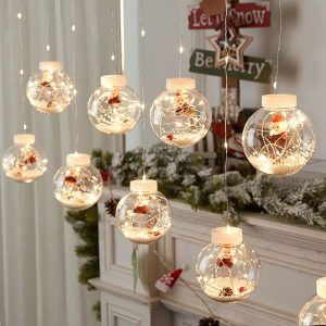 SANTA BALL – Λαμπερές χριστουγεννιάτικες μπάλες (3m) 03