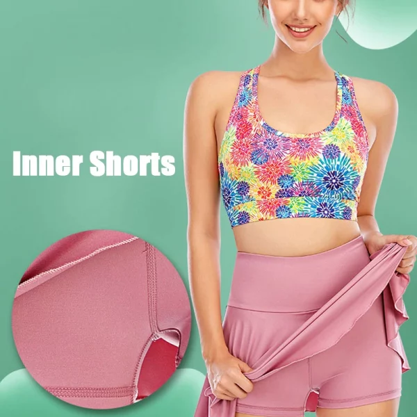 Φούστα Lalloo με ενσωματωμένο σορτς slider