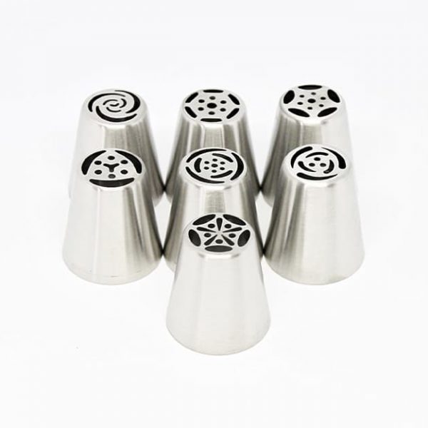 Cakepro – Συμβουλές για σωληνώσεις διακόσμησης κέικ (7 τεμάχια) slider