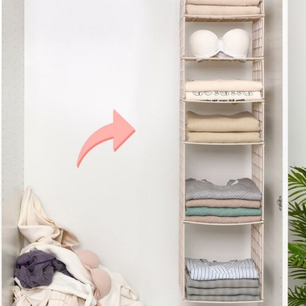 Hanging rack – Πτυσσόμενο ράφι αποθήκευσης (5 συρτάρια)