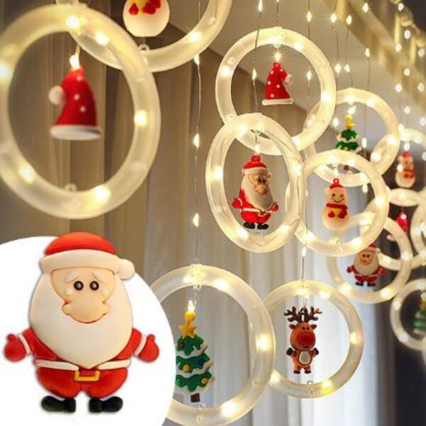 CHRISTMAS RINGS- Χριστουγεννιάτικα δαχτυλίδια LED