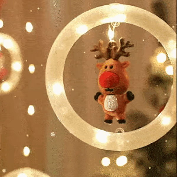 CHRISTMAS RINGS- Χριστουγεννιάτικα δαχτυλίδια LED 02