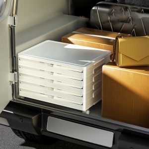 HOMEBOX – Κουτιά αποθήκευσης με καπάκι και ρόδες 03